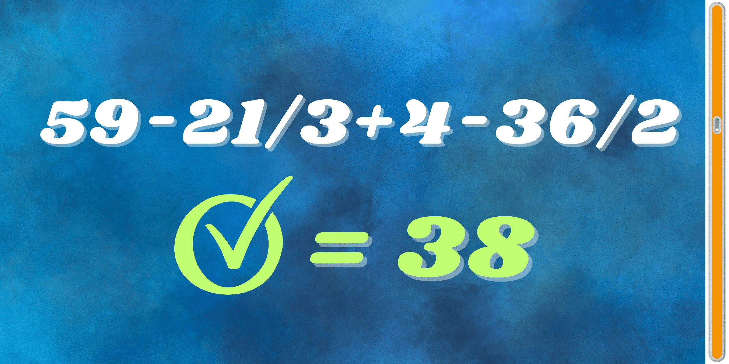 Sfida matematica: Dimostra il tuo QI lampo risolvendo questa equazione in meno di 6 secondi!